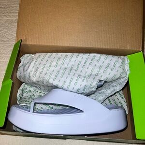 NIB CROCS Platform Sandals